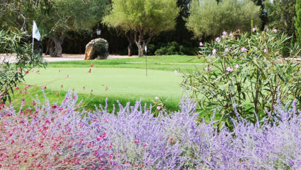 Golfplatz in der Luxus-Finca Can Ferragut auf Mallorca
